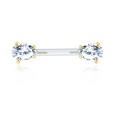 Pear Shaped CZ Intimate Piercing INT-02